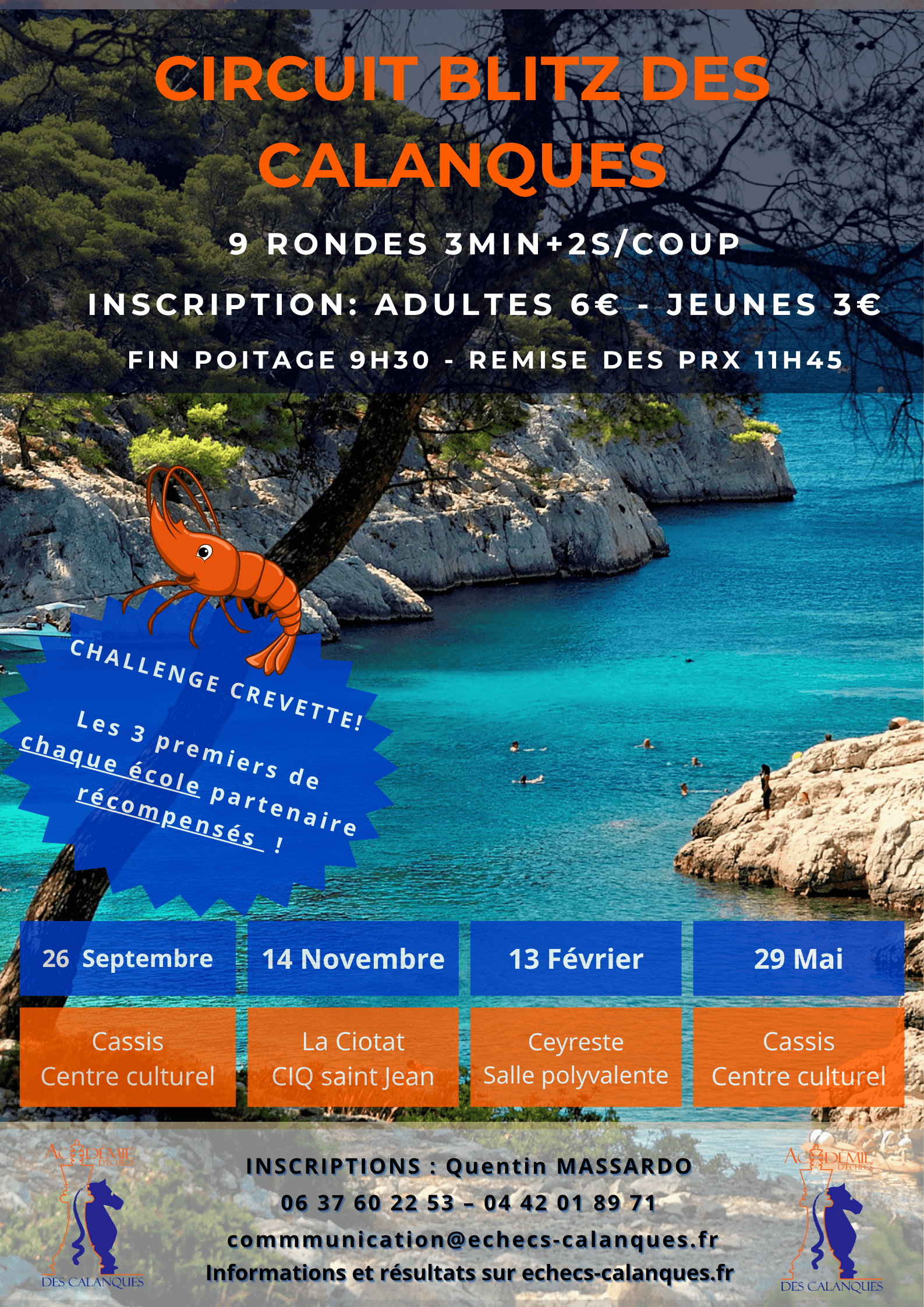 Affiche Circuit Blitz des Calanques